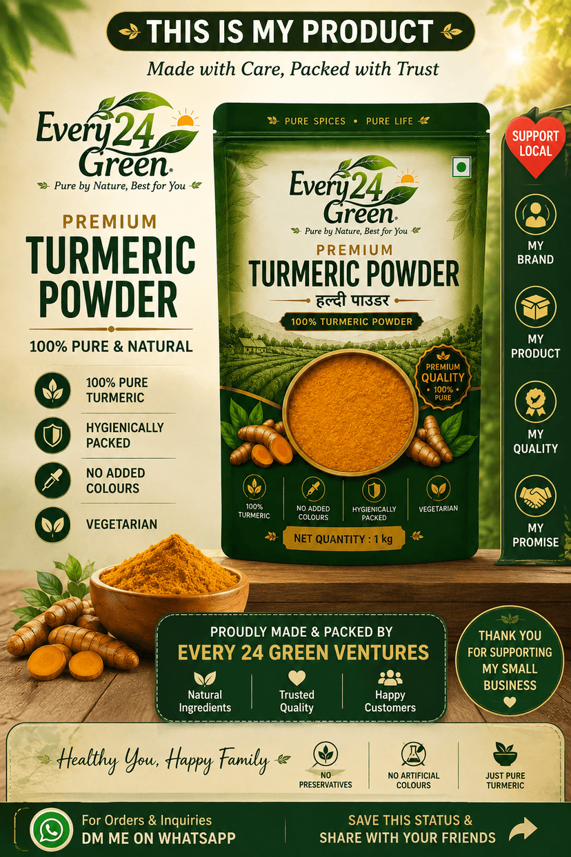 Turmeric powder view 2