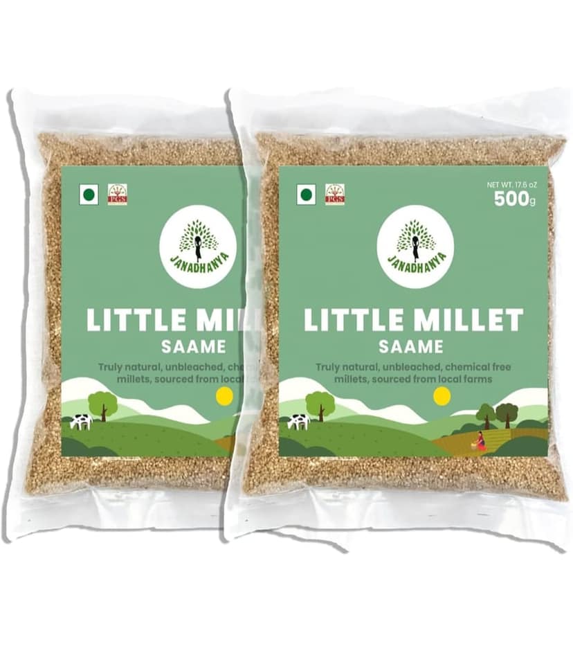 Janadhanya Little Millet Saame - 500g | Chemical Free view 3