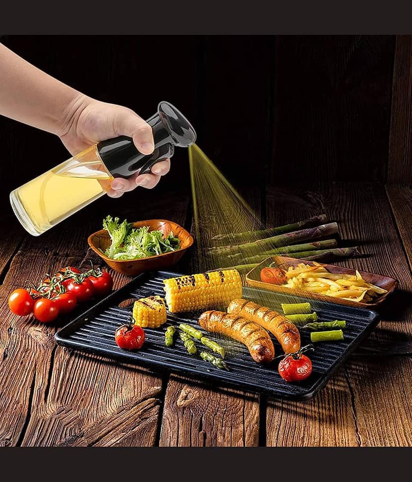 Bhavyta Oil Spray Dispenser Glass Transparent Oil Container ( Set of 1 ) view 2