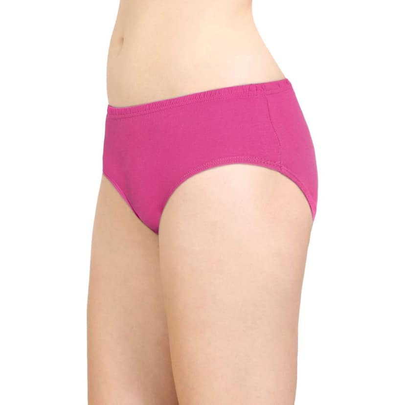 Bodycare women's combed cotton assorted Hipster Panty Pack of 6 ( 2C-D ) view 3