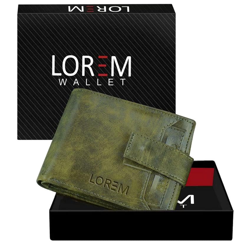 Removable Card Holder Bi-Fold Premium Faux Leather 7 ATM Card Slots Wallet for Men-B view 2