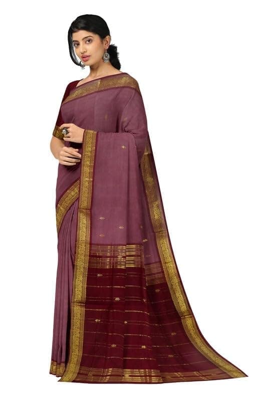 APCO Handloom (A Andhra Pradesh Govt Emporium)- Women's Traditional Pure Handloom Bandar (Polavaram) Cotton Saree | BCS0067 view 2