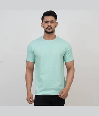 Cotstyle Pack of 1 Cotton Regular Fit Men's T-Shirt ( Teal )