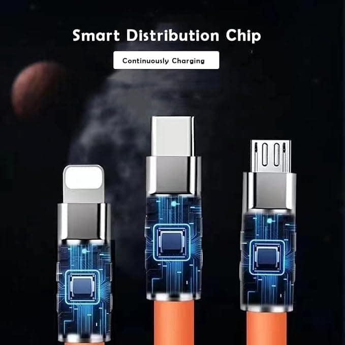 3 In 1 Multi Charging Cable (Loos Packing) view 5