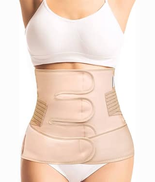 Expertomind Maternity Belt After Delivery C Section 2-In-1 Abdominal Belt For Women Body Shaper LARGE Size Abdominal Binder And Maternity Belt