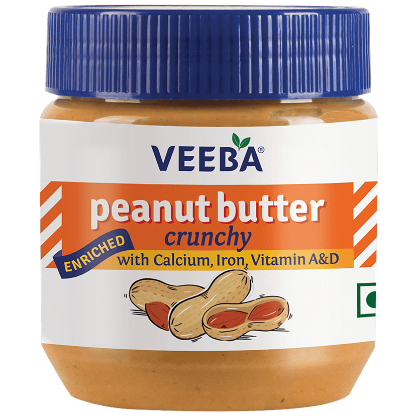 Veeba Crunchy Peanut Butter, 340 G