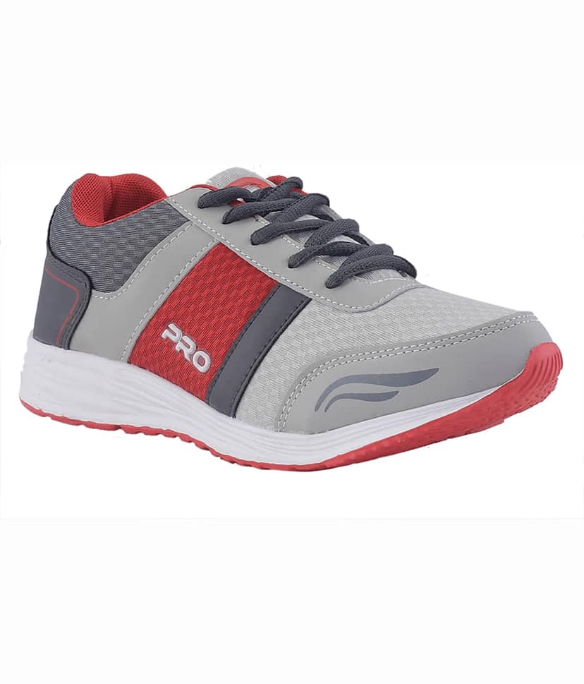 Khadim's Pro Boys Grey Dress Sneakers