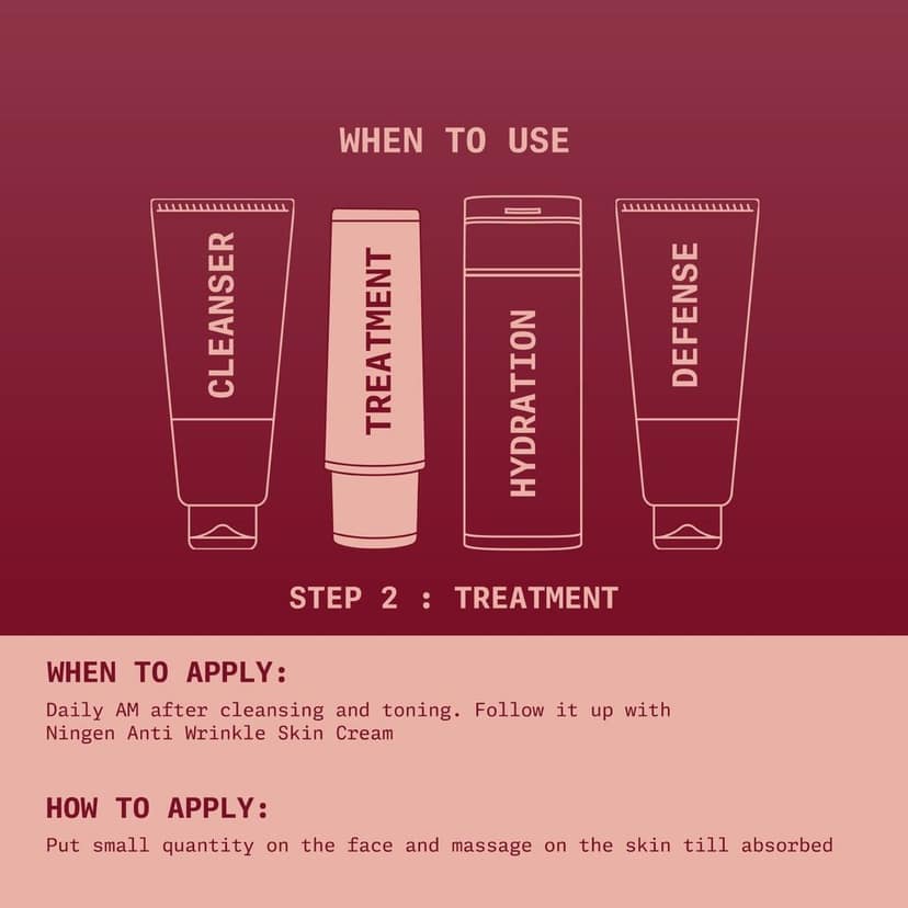 Ningen Rosehip Face serum I Goodness of Ginger, Guava, Vitamin-C I Dermatologically Tested, Paraben Free I Helps Reduce Fine Lines, Improve Overall Skin Texture I 50g view 3