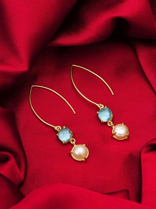 Morison Golden Baroque Earrings Regal and Timeless