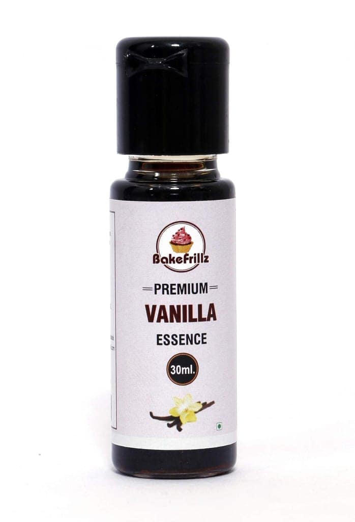 Bakefrillz Vanilla Food Flavour Essence, 30 ml for Making Desserts, Baking Essential Ideal Vanilla Flavour Essence for Cake, Ice creams, puddings, cookies, and Puddings Liquid Food Essence for Cake Making view 3