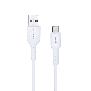 Champion USB to Type-C 3Amp Data Sync & Charging Cable PVC 1M for all Android & Type-C Devices