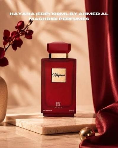 Ahmed Al Maghribi Hayana Eau De Parfum 100ml – Elegant Fruity Floral Unisex Fragrance view 3