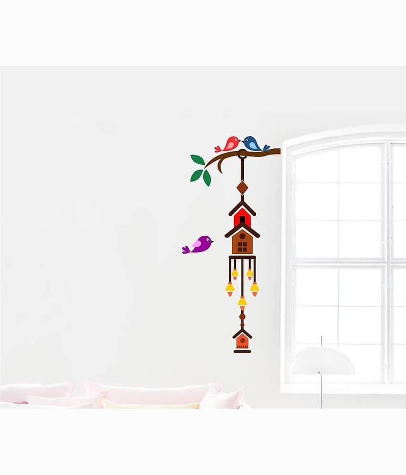 Inkfence Wall Sticker Birds ( 140 x 60 cms ) view 2