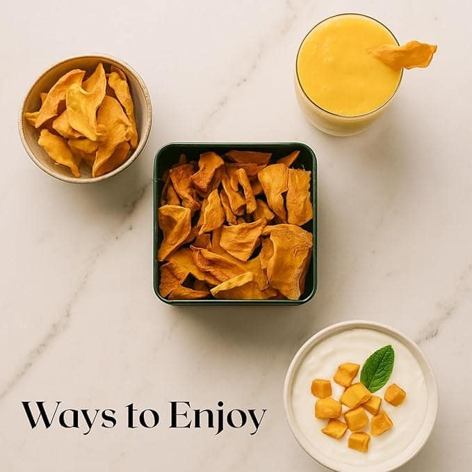 DR. RENGA'S SOLAR DELIGHTS Dried Alphonso Mango Without Sugar | Dehydrated Mango Slices| Dried Fruit | Natural Hapus Dry Fruit | 200g view 3