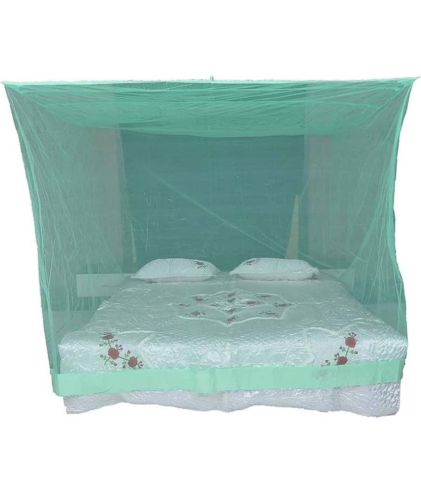 Riddhi Mosquito Net, Machardani Single Green Plain Mosquito Net, Machardani