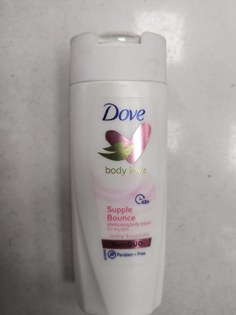 Dove Body love Supple Bounce Elasticizing body lotion For dry skin Healthy & supple skin Nutriduo Paraben-free