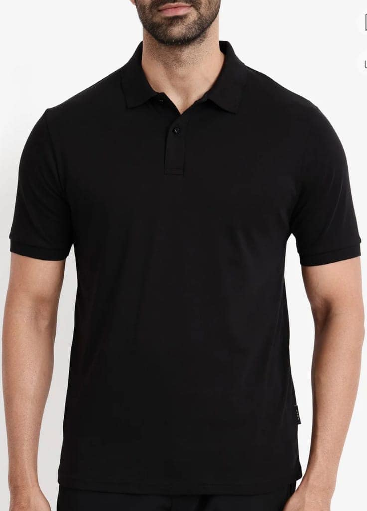 Classic Black Polo T-Shirt for Men