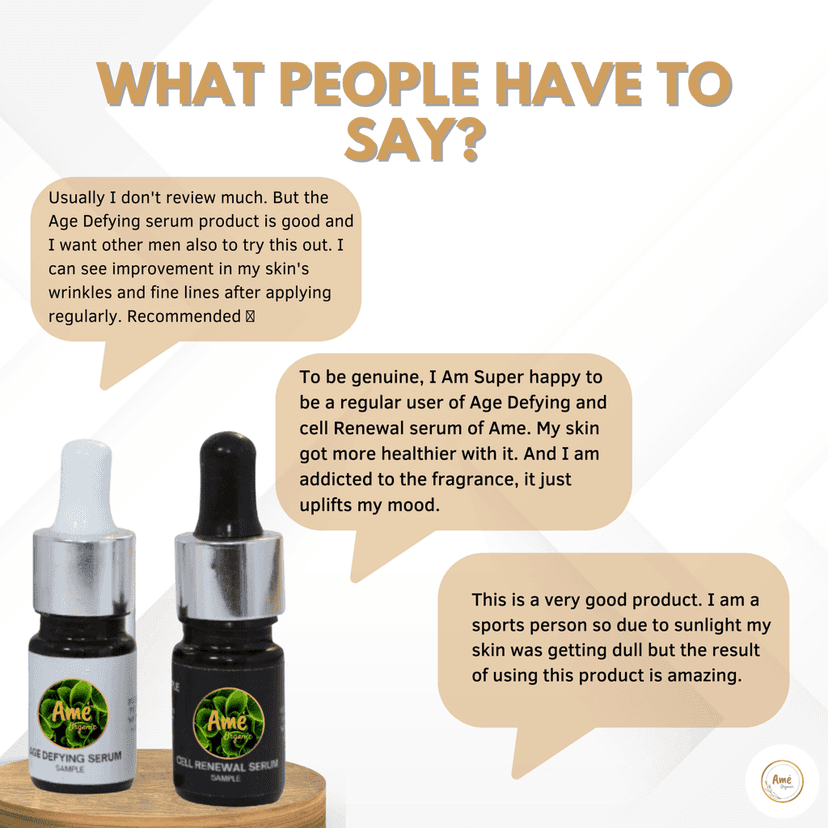 Ame Organic™ | Brain & Beauy Pack | Age Defying & Cell Renewal Serum | 24ml view 3