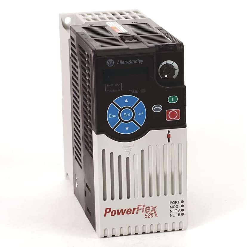 New Allen Bradley 25B-D2P3N104 PowerFlex 525 AC Drive three phase 0.75KW 1Hp VFD Sealed in Box