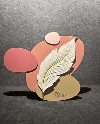 The altruistic flower 3D resin wall decor