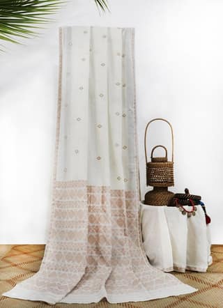 Handwoven Eri Silk x Cotton Saree