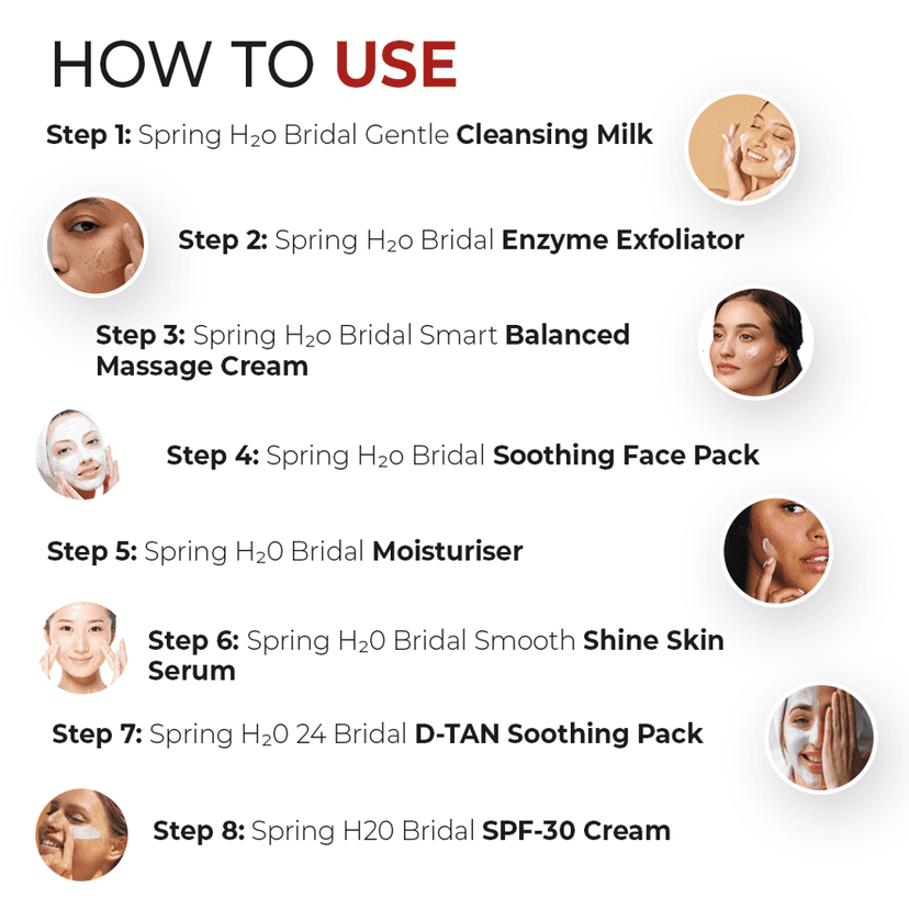 SPRING H2O Bridal Facial Kit - Glowing & Shining Skin view 4