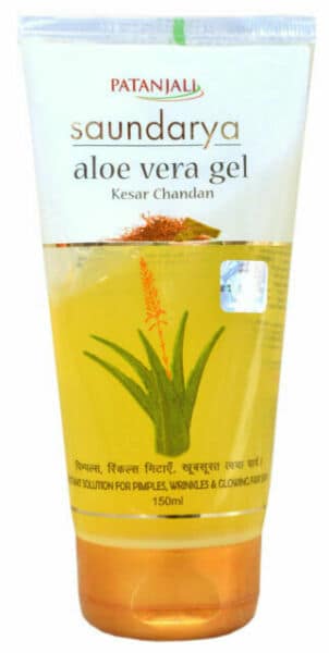 Patanjali Saundarya Aloe Vera Gel With Kesar Chandan, 150 ml