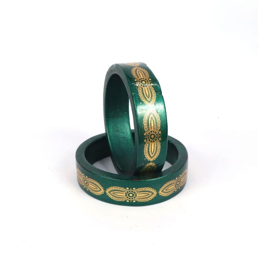 FHS Printed Rajasthni Lac Bangles For Girls And Woman view 3