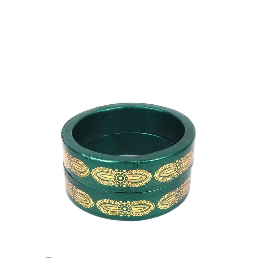 FHS Printed Rajasthni Lac Bangles For Girls And Woman view 5