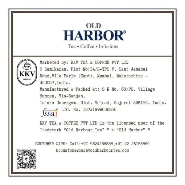Old Harbor Assam Black Tea 100 Tea Bags with envelope view 2