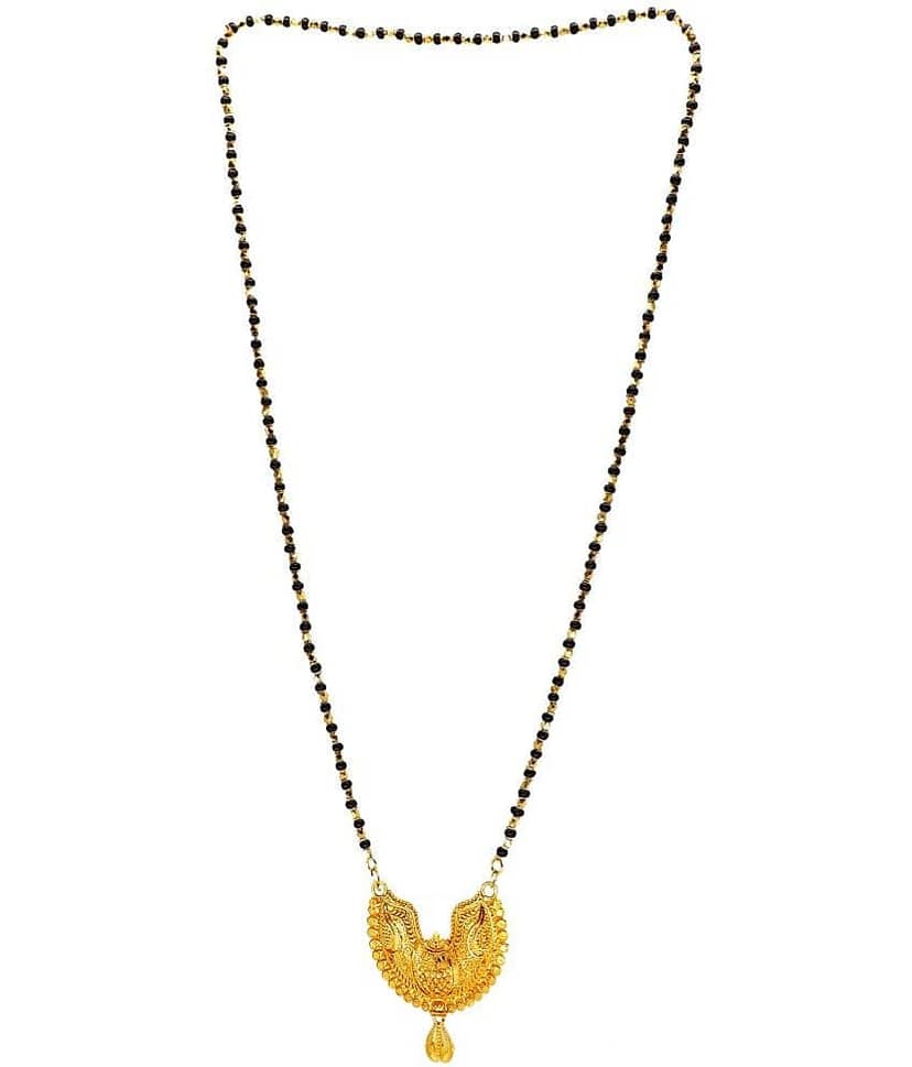JIPPA - Golden Mangalsutra ( Pack of 1 )