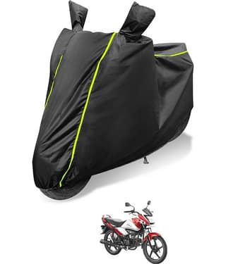 Auto Hub Bike Body Cover for Hero Splendor iSmart ( Pack of 1 ) , Black