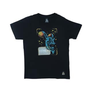 KUCHU Kids’ Unisex T-Shirt “More Space” Digital Print | Soft Cotton-Modal Blend | Breathable, Stretchable & Comfortable Everyday Wear for Boys & Girls