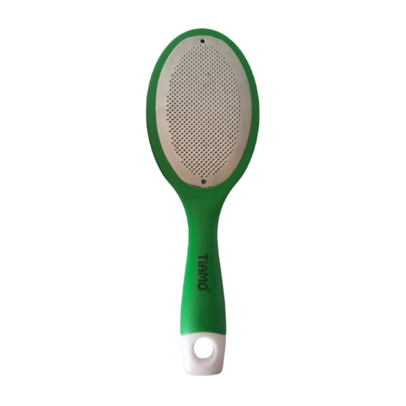 Plastic Oval Leg, Heel and Foot Scrubber for Dead Skin |Callus Remover | Pedicure Special Tool/Specially For Cracked Feet in green view 2