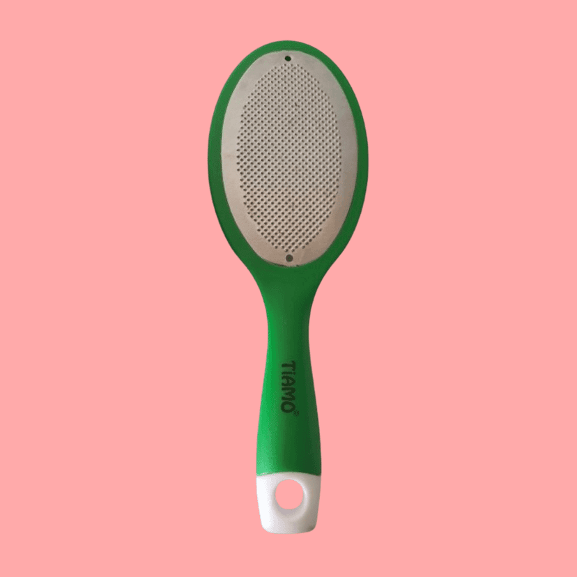 Plastic Oval Leg, Heel and Foot Scrubber for Dead Skin |Callus Remover | Pedicure Special Tool/Specially For Cracked Feet in green view 5