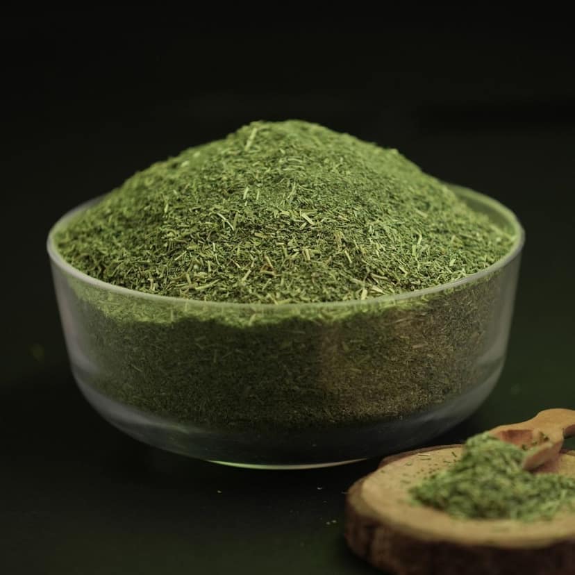DR. RENGA'S SOLAR DELIGHTS Dried Fenugreek Leaves | Kasuri Methi | Solar Dried Methi | Dehydrated Kasoori Methi | Natural Herbs for Cooking | 100g view 3