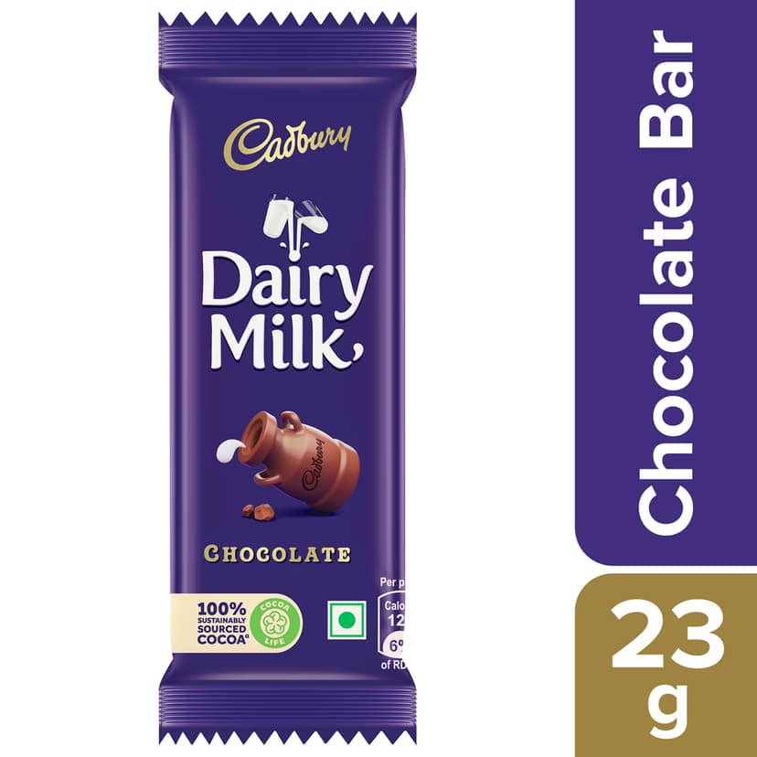 Cadbury Dairy Milk Chocolate Bars, 23 g view 3
