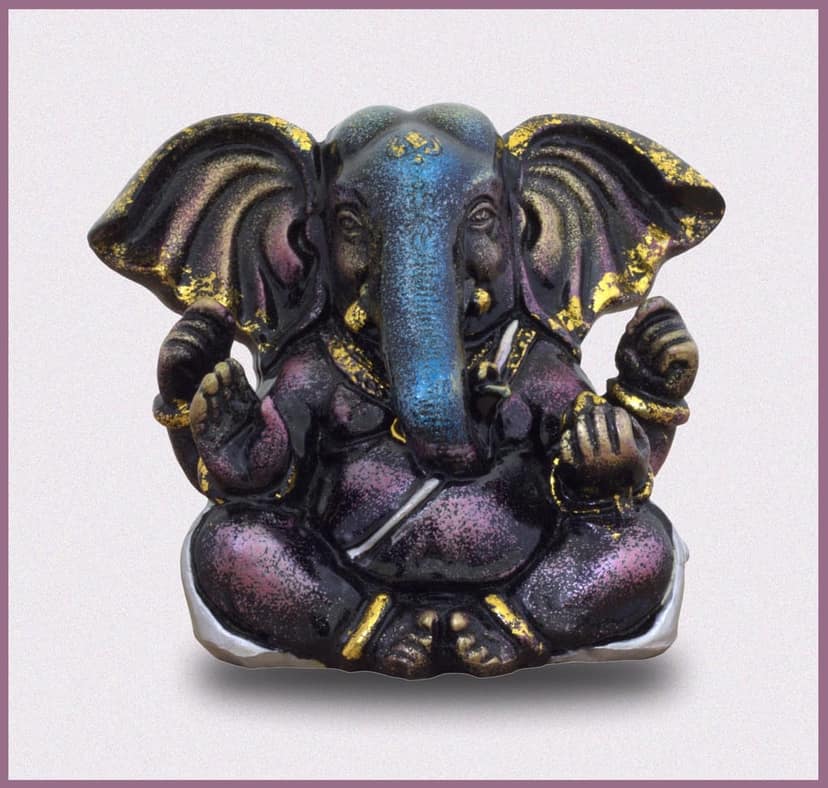 COPPERHOARD Resin Ganesh Idol,Vinayaka Statue,Ganpati Murti,Ganesha Idol for Home Decor,Ganesh ji Statue for Home & Office Temple,Ganesh Chaturthi Puja Room