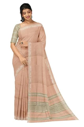 APCO Handloom - Women's Rahajmundry Pure Cotton Grey Handloom Saree (Angara Handloom Saree) 61