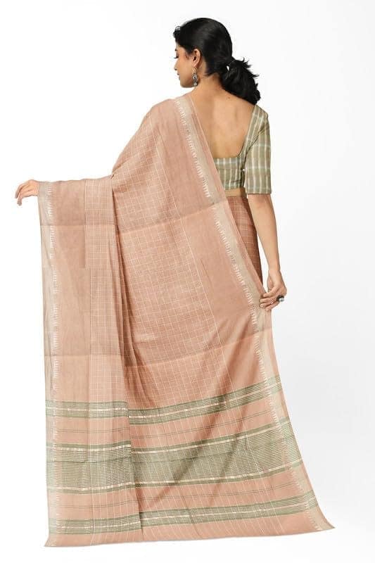 APCO Handloom - Women's Rahajmundry Pure Cotton Grey Handloom Saree (Angara Handloom Saree) 61 view 3