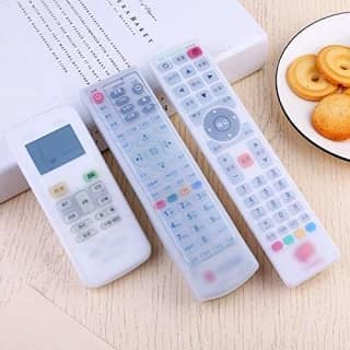Transparent Silicone Remote Covers - Dustproof & Waterproof Protection (3 Pcs, Silver) (colour - multi) by Ruhi Import Store