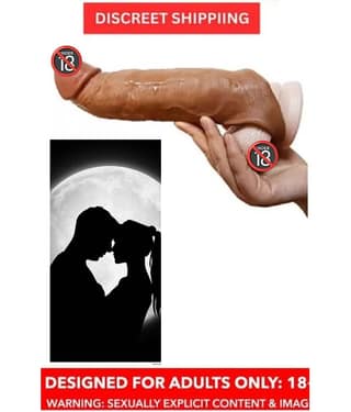 9 Inch Big Silicone Condom for extra fun/ Big Jumbo Pure Silicone Condom/ Chocolate color big Silicone condom