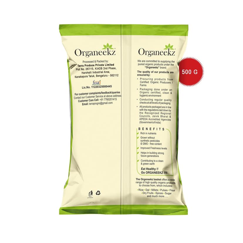 Organeekz Ragi Flour - 500g view 2