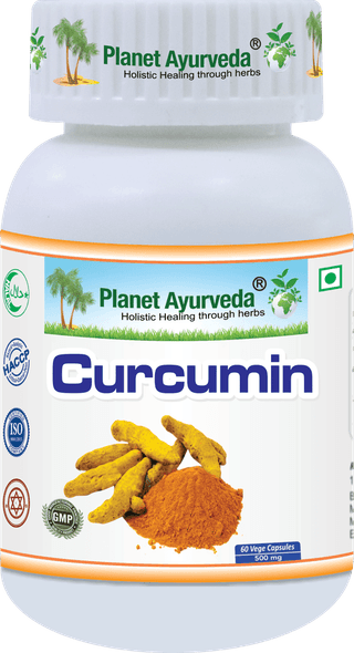 Planet Ayurveda Curcumin Capsules - 60 Vegetarian Capsules - 500mg - Supports Healthy Inflammatory Response* - by Planet Ayurveda