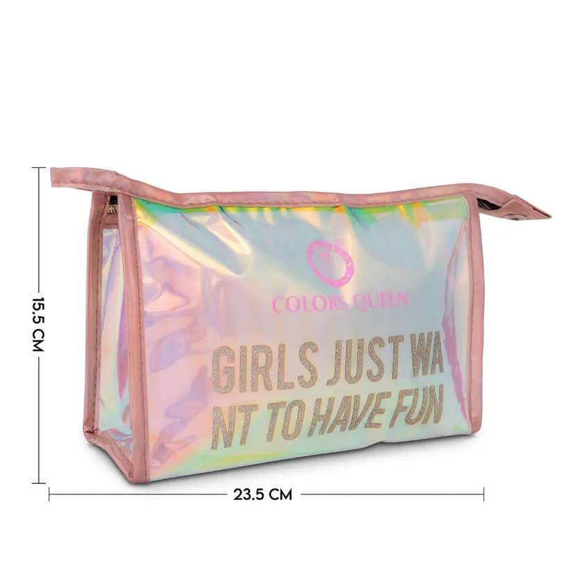 Colors Queen Metallic Makeup Pouch view 3