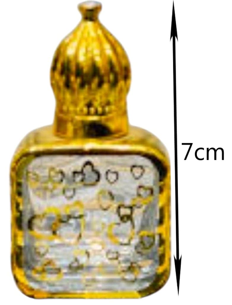 Mii Art DIY Perfume Maker’s Golden Bottle – 10ml Empty Glass Container for Custom Scents and Aromatherapy Oils (Pack of 1) view 3