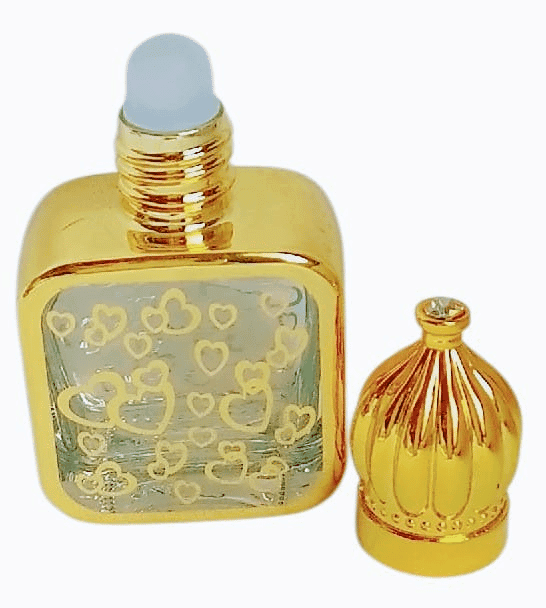 Mii Art DIY Perfume Maker’s Golden Bottle – 10ml Empty Glass Container for Custom Scents and Aromatherapy Oils (Pack of 1) view 4