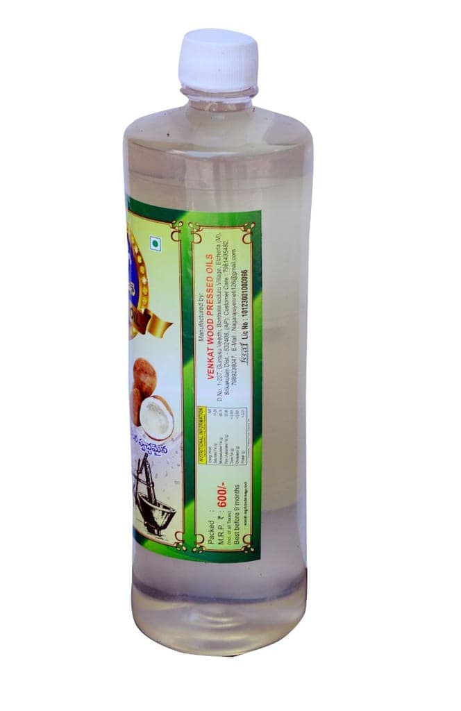 VENKAT BROTHERS-GANUGA OIL-1Ltr Coconut Oil, Wood Pressed, Chemical Free view 2