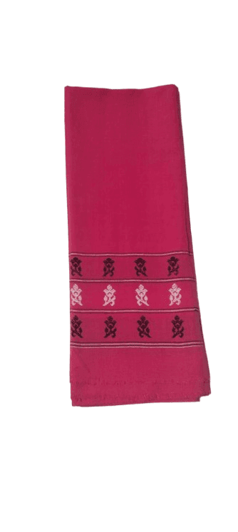 Assamese Traditional Riha - Pink view 3
