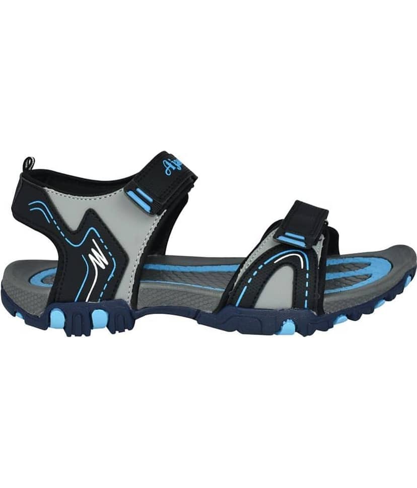 Ajanta - Blue Men's Floater Sandals view 2